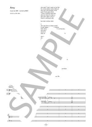 Amy  /  SiM (バンドスコア） バンドスコア 中級