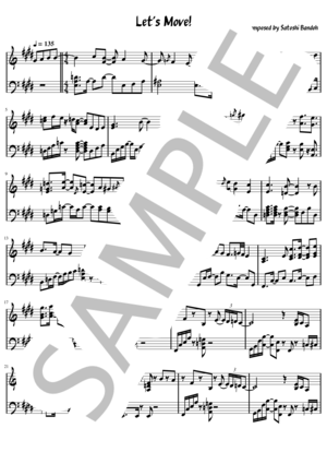 Let's Move! ピアノ（ソロ） 中〜上級