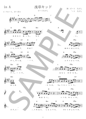 浅草キッド　C調用　inA