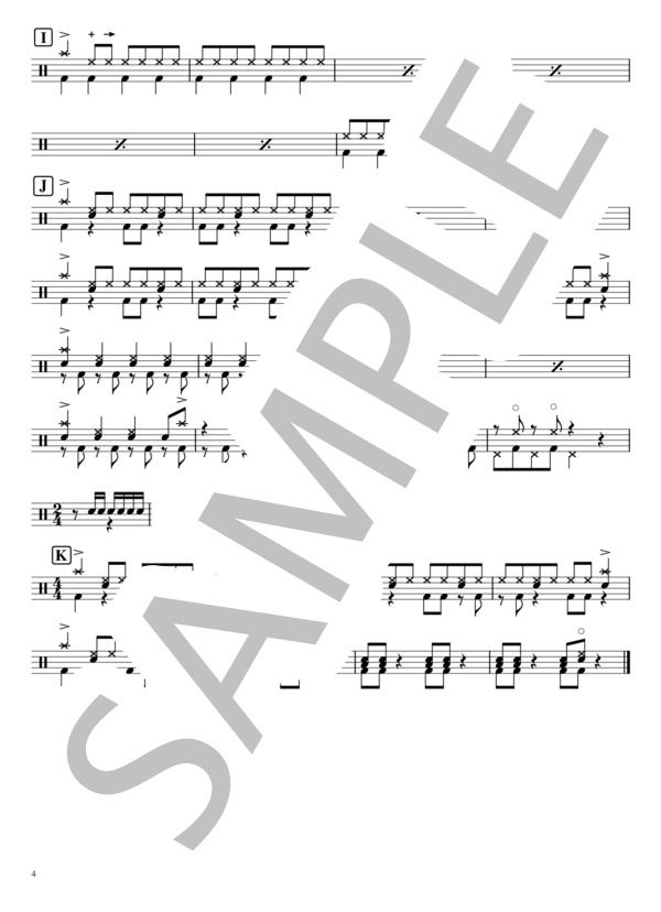 楽譜】瞬間センチメンタル / SCANDAL (ドラム / 初〜中級) - Piascore