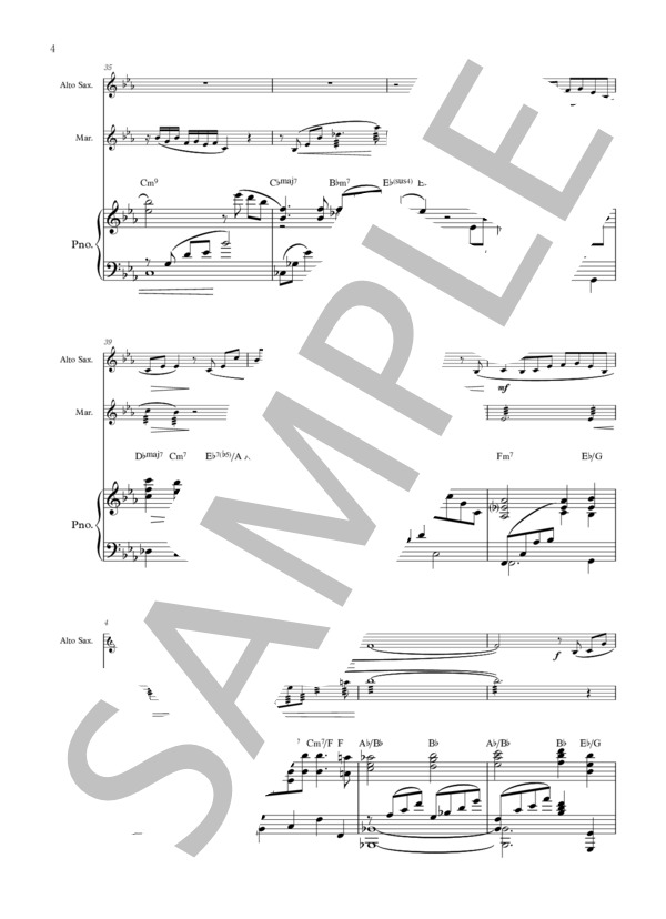 たそがれ (トイ スパーク) / アンサンブルピアノ＋他楽器 初〜中級 - サンプル譜面 4/5