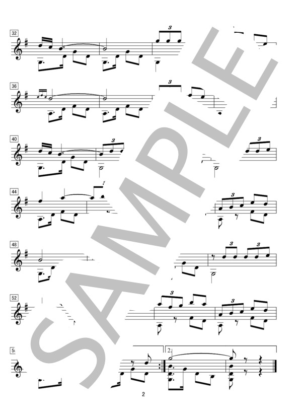 「シエリト・リンド」と「ラ・パロマ」無伴奏マンドリンソロ (セバスチャン・イラディエル) / 中〜上級 - サンプル譜面 4/4