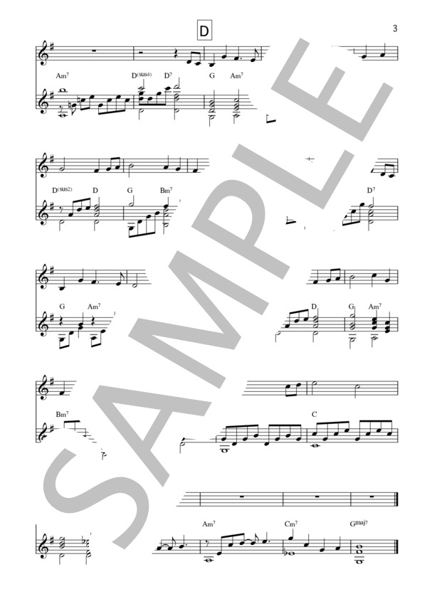 May Rain (nyuCrossroad) / オカリナ 中級 - サンプル譜面 3/3