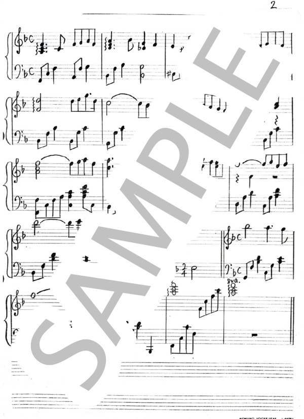 DR．コトー診療所より「COTO」 (吉俣 良) / ピアノソロ 初〜中級 - サンプル譜面 2/2