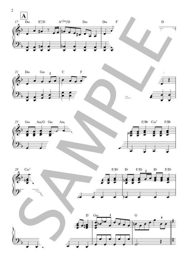 Crazy Party Night ～ぱんぷきんの逆襲～ (きゃりーぱみゅぱみゅ) / ピアノソロ 初〜中級 - サンプル譜面 2/5