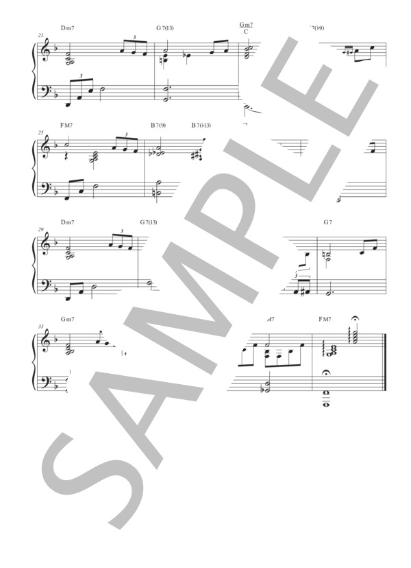 アメイジング・グレース (ジョン・ニュートン) / ピアノソロ 初〜中級 - サンプル譜面 2/2