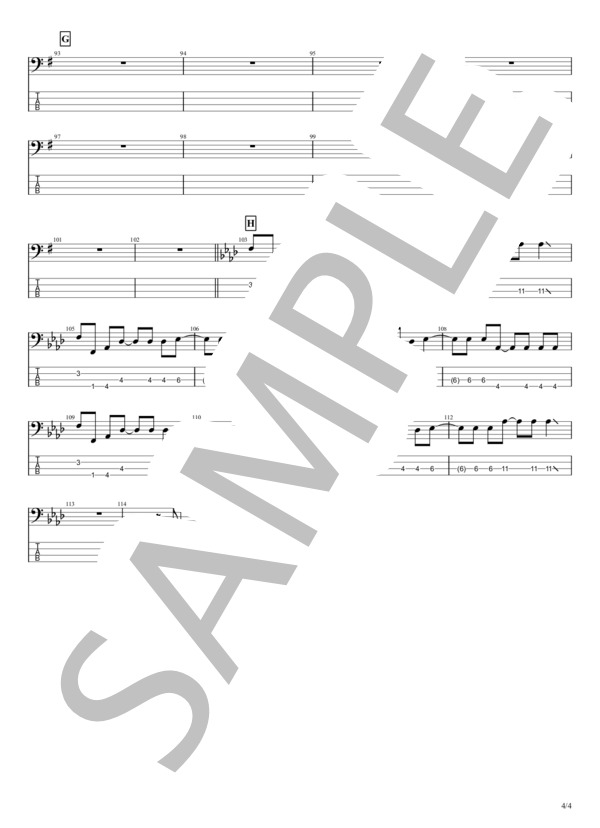 楽譜】メリュー / n-buna (エレキベース / 中級) - Piascore 楽譜ストア