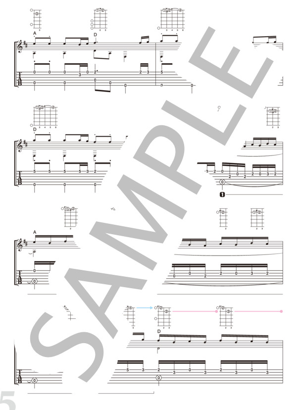 ヴィヴァルディ：春 (南澤 大介) / ギターソロ 中級 - サンプル譜面 5/5