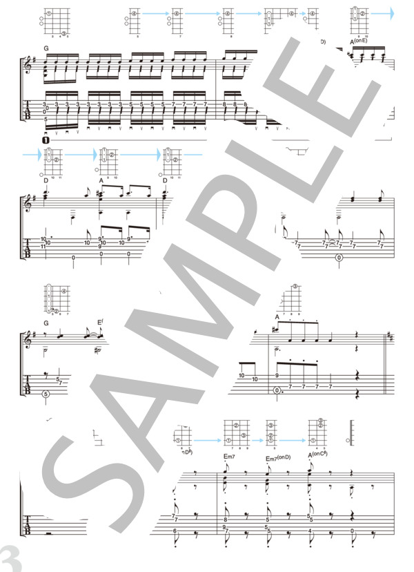 モーツァルト：アイネ・クライネ・ナハトムジーク (南澤 大介) / ギターソロ 中級 - サンプル譜面 3/5