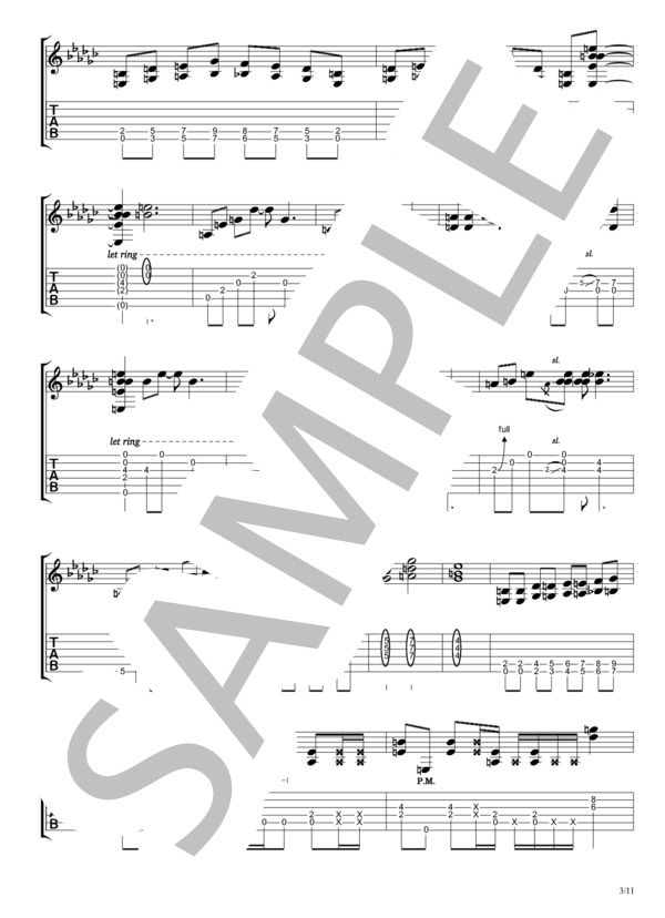 楽譜】Endless Summer / B'z (ギターソロ / 中〜上級) - Piascore 楽譜