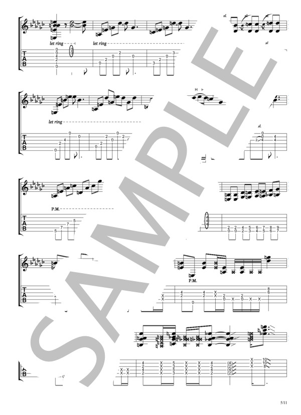 楽譜】Endless Summer / B'z (ギターソロ / 中〜上級) - Piascore 楽譜