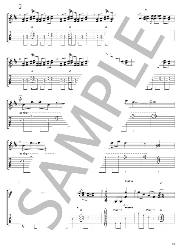 楽譜】Still Alive / B'z (ギターソロ / 中〜上級) - Piascore 楽譜ストア