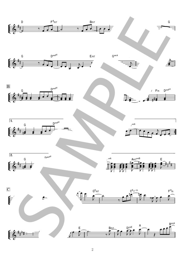 Autostrada Adriatica (Short Version, Melody & Chords only) (長坂 憲道) / アコーディオン 入門 - サンプル譜面 2/3