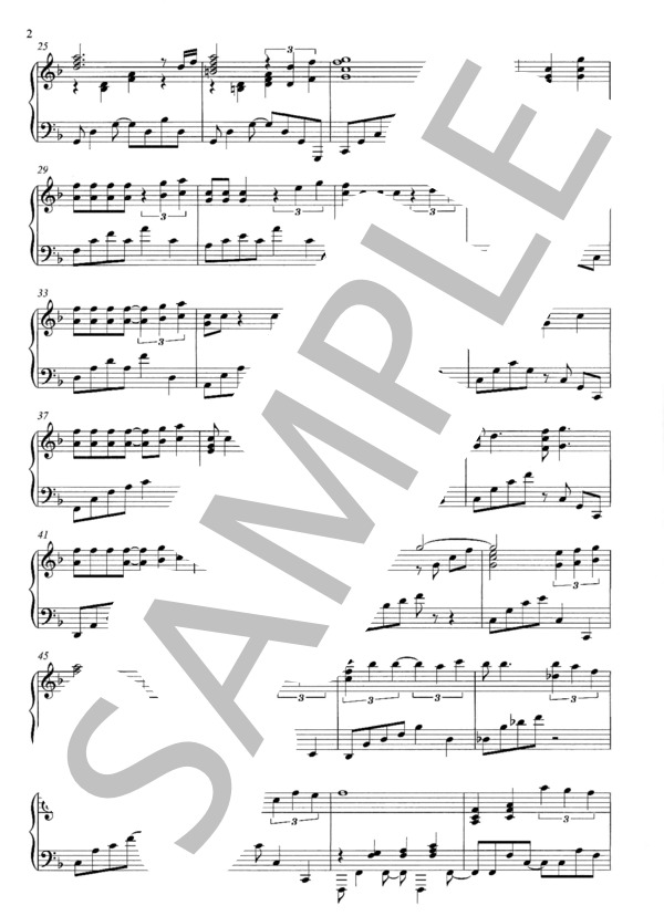 Part of your world (ジョディ・ベンソン) / ピアノソロ 上級 - サンプル譜面 2/4