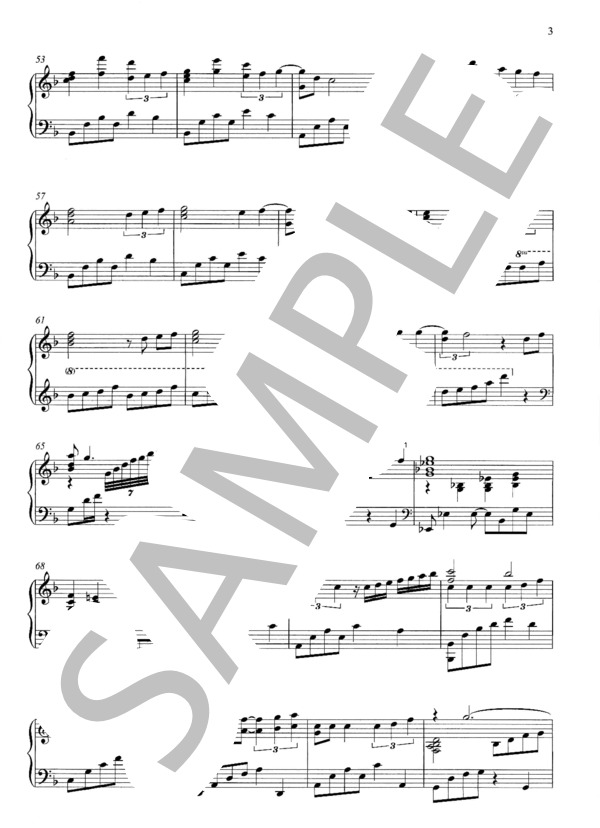 Part of your world (ジョディ・ベンソン) / ピアノソロ 上級 - サンプル譜面 3/4