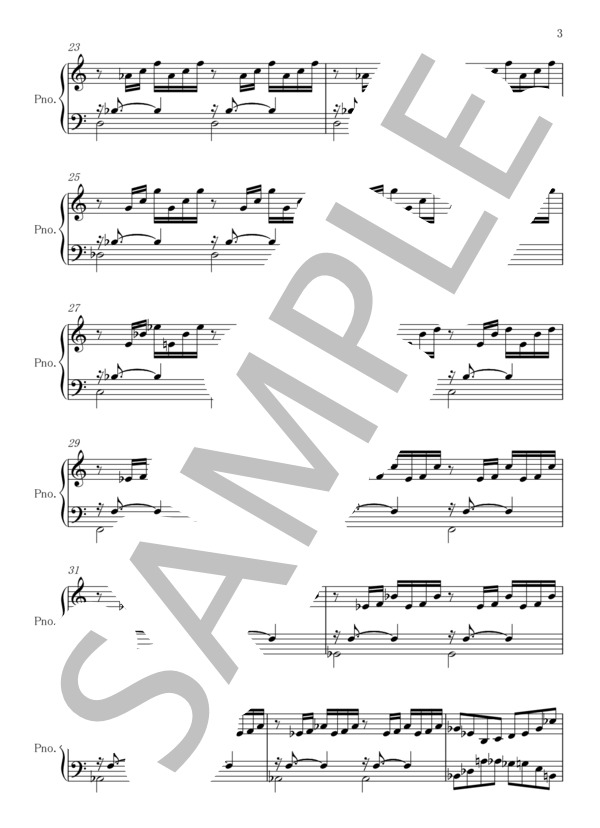 8WV 84657 (白川 佳那子) / ピアノソロ 中〜上級 - サンプル譜面 3/5