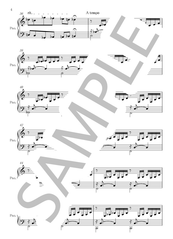 8WV 84657 (白川 佳那子) / ピアノソロ 中〜上級 - サンプル譜面 4/5