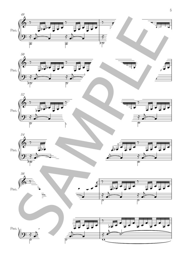 8WV 84657 (白川 佳那子) / ピアノソロ 中〜上級 - サンプル譜面 5/5