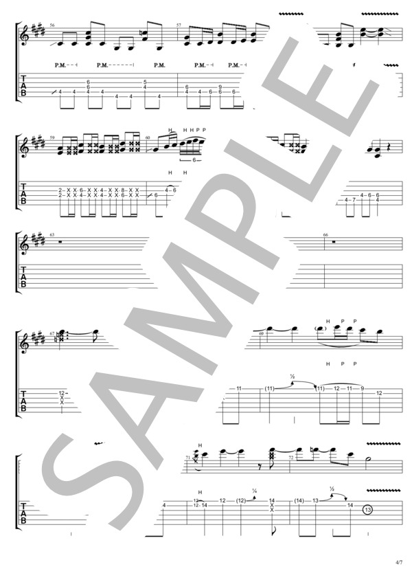 【ラムタラ】　B'z バンドスコア3冊セット 楽譜】ultra soul 2011 / B'z (ギターソロ / 中級) - Piascore