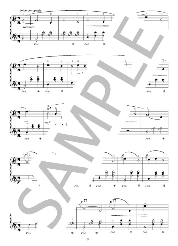 小犬のワルツ Op.64 No.1 (フレデリック・ショパン) / ピアノソロ 初〜中級 - サンプル譜面 5/5