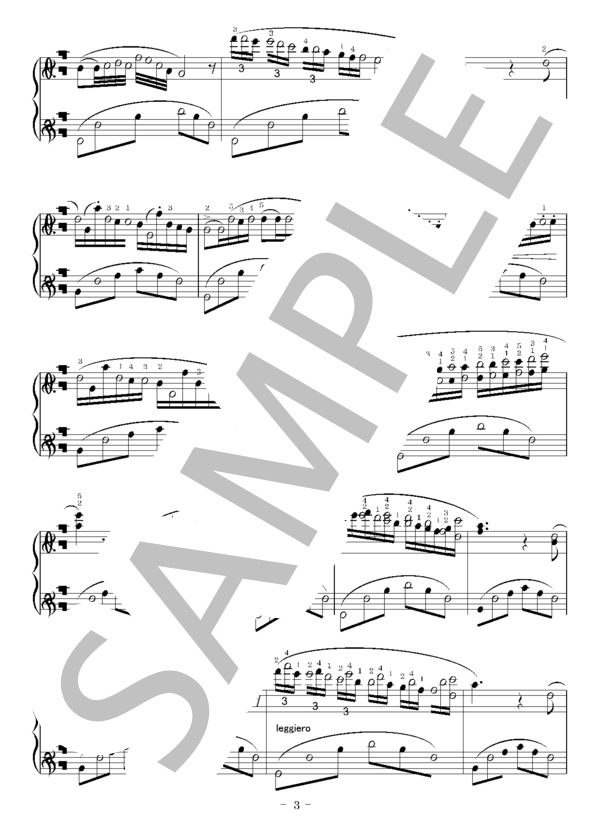 パガニーニの思い出 (ショパン) / ピアノソロ 中級 - サンプル譜面 5/5