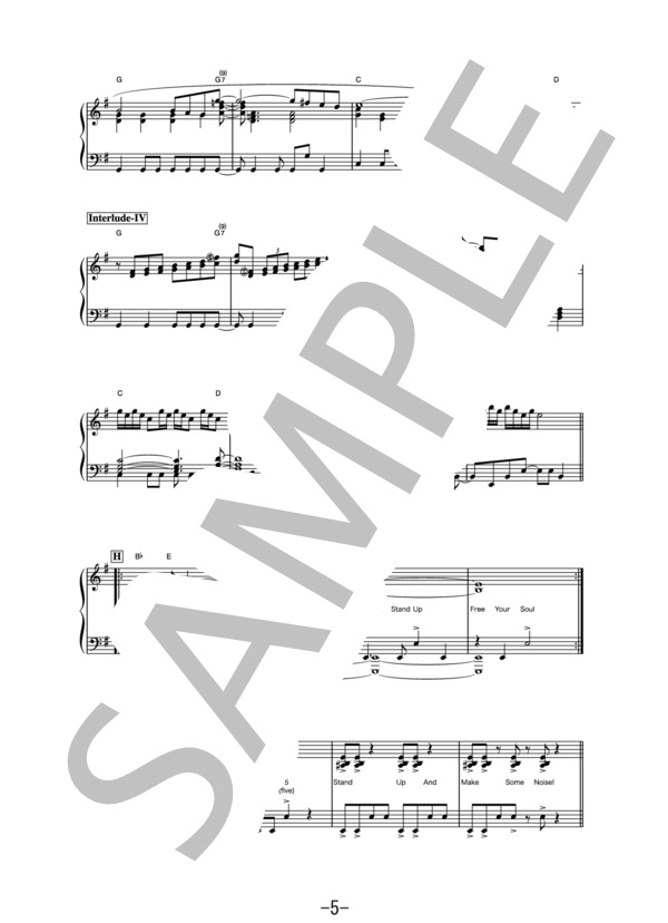 サラバ、愛しき悲しみたちよ  /  ももいろクローバーZ (ピアノソロ譜） / 中級 - サンプル譜面 5/5