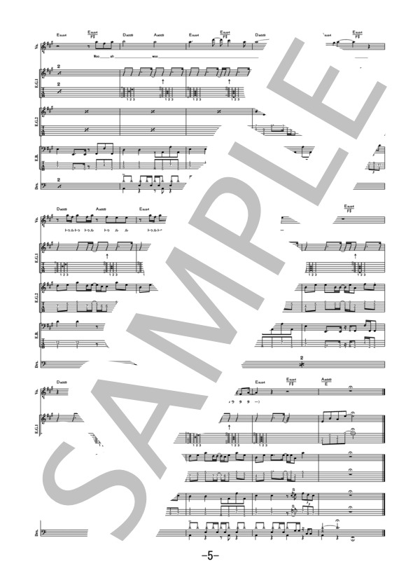 バンドスコア4冊　RADWIMPS 楽譜】縷々 / RADWIMPS バンドスコア / RADWIMPS (バンドスコア