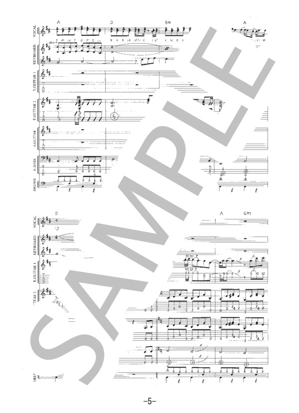 楽譜】NOBODY IS PERFECT / 布袋寅泰 バンドスコア / 布袋 寅泰