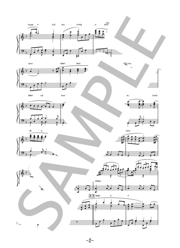 JIN-仁-Main Title  /  高見優 (ピアノソロ譜） (髙見 優) / 中級 - サンプル譜面 2/4