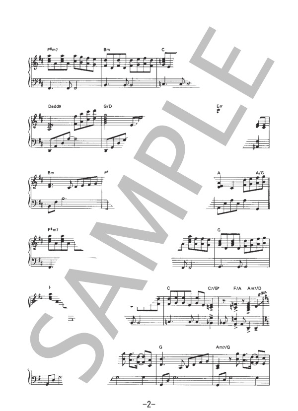 Beauty and the BEAST(美女と野獣)  /  ディズニーアニメ『美女と野獣』より (ピアノソロ譜） (アラン・メンケン) / その他 - サンプル譜面 2/4