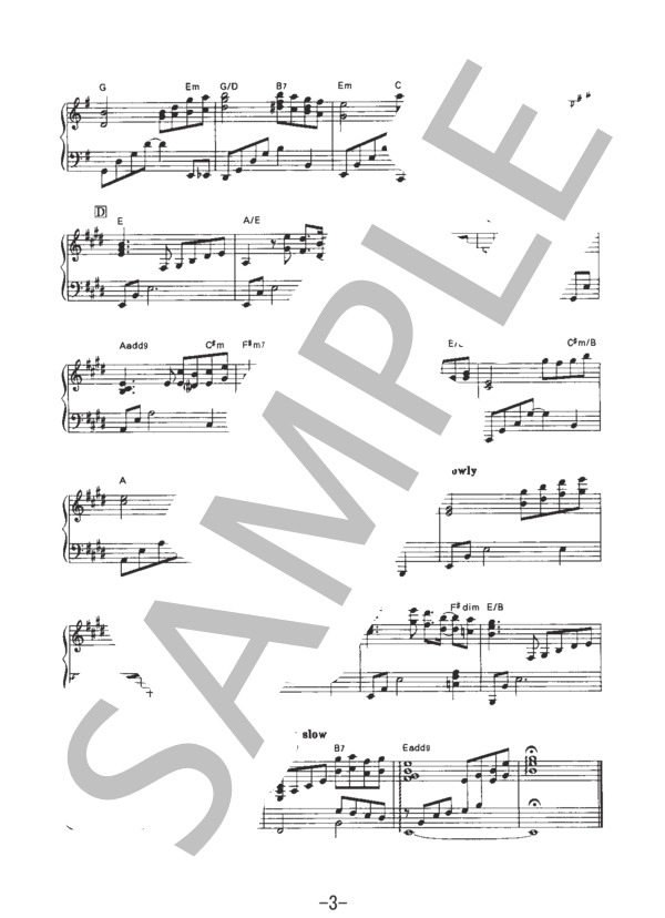 Beauty and the BEAST(美女と野獣)  /  ディズニーアニメ『美女と野獣』より (ピアノソロ譜） (アラン・メンケン) / その他 - サンプル譜面 3/4