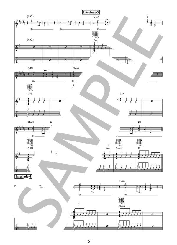 楽譜】前前前世 / RADWIMPS ギター&ヴォーカル譜 / RADWIMPS