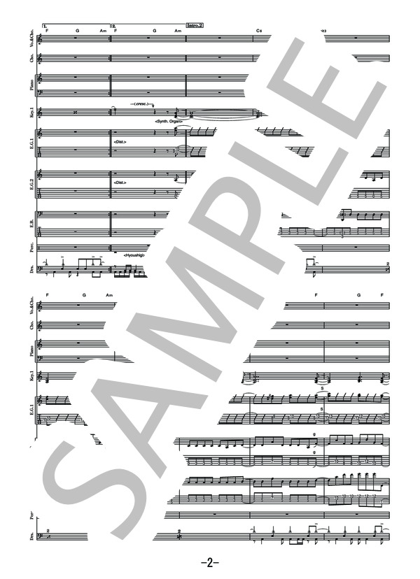 楽譜 一刀繚乱 By Fate Grand Order 西岡 和哉 バンドスコア その他 Piascore 楽譜ストア