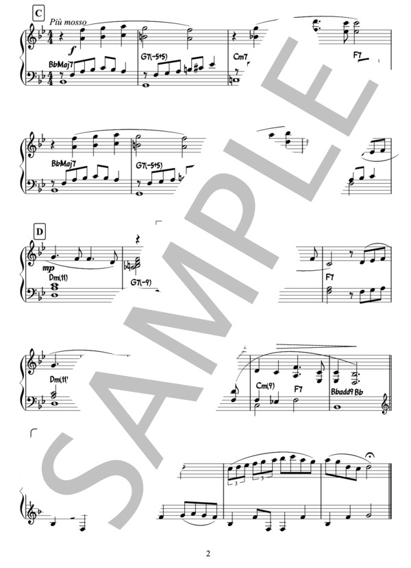 これが恋？ / 映画『舞妓はレディ』劇中歌（ピアノ楽譜） (上白石 萌音) / ピアノソロ 初〜中級 - サンプル譜面 2/2