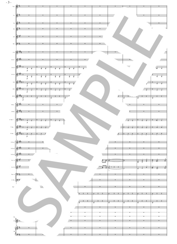 バレエ組曲「くるみ割り人形」より 花のワルツ（大編成） (ピョートル・イリイチ・チャイコフスキー) / 吹奏楽パート 初〜中級 - サンプル譜面 3/5