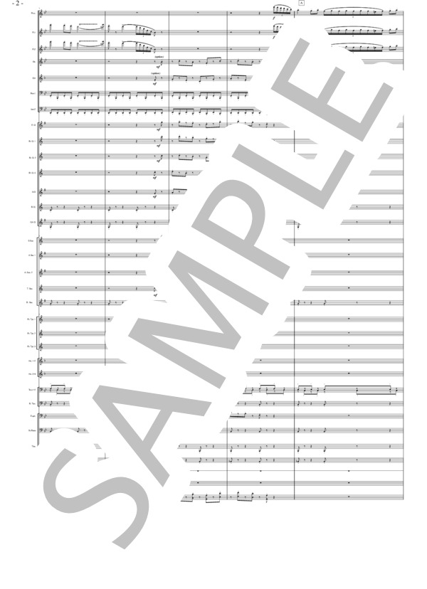 バレエ組曲「くるみ割り人形」より 中国の踊り（大編成） (ピョートル・イリイチ・チャイコフスキー) / 吹奏楽パート 初〜中級 - サンプル譜面 2/5