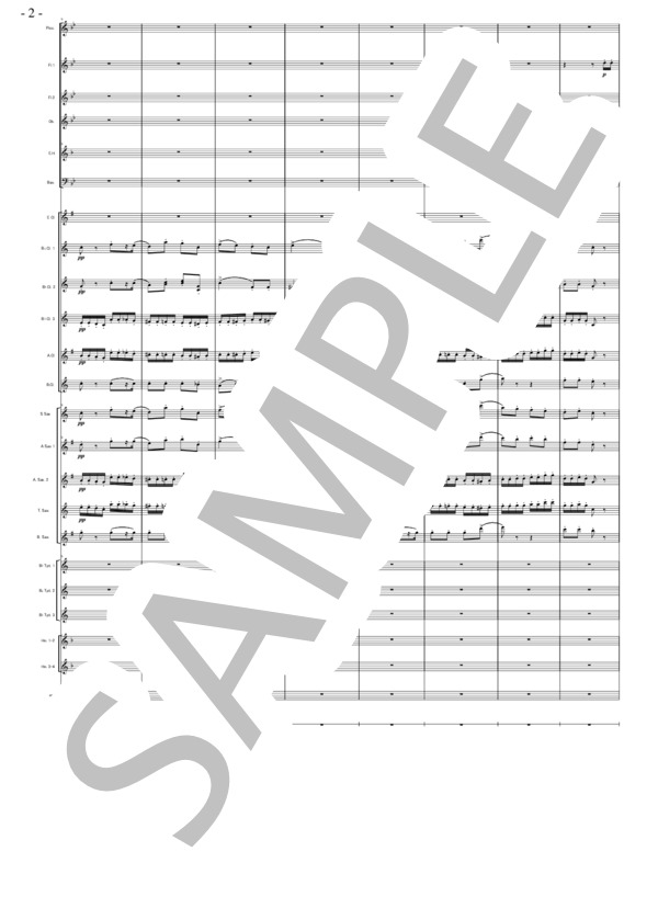 バレエ組曲「くるみ割り人形」より 小序曲（大編成） (ピョートル・イリイチ・チャイコフスキー) / アンサンブル金管 初〜中級 - サンプル譜面 2/5