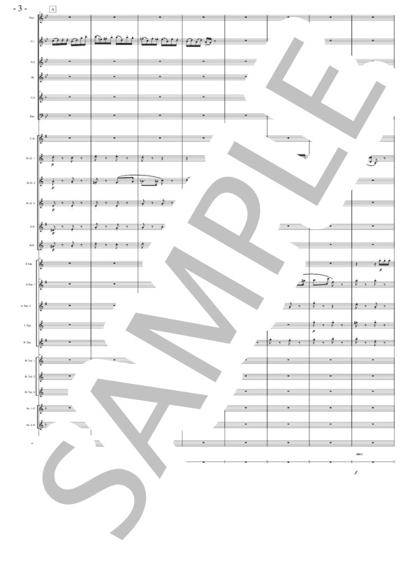 バレエ組曲「くるみ割り人形」より 小序曲（大編成） (ピョートル・イリイチ・チャイコフスキー) / アンサンブル金管 初〜中級 - サンプル譜面 3/5