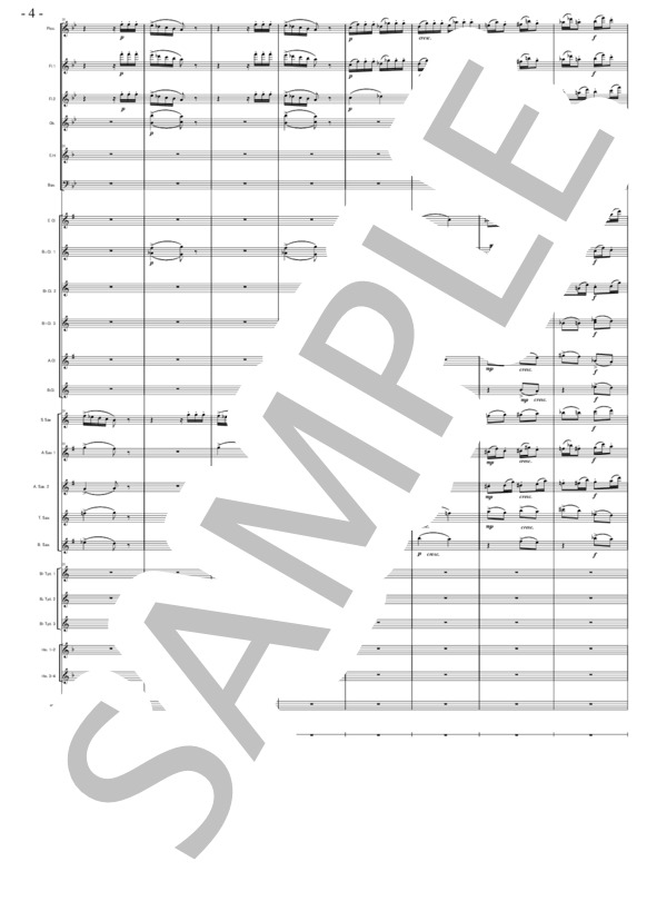 バレエ組曲「くるみ割り人形」より 小序曲（大編成） (ピョートル・イリイチ・チャイコフスキー) / アンサンブル金管 初〜中級 - サンプル譜面 4/5