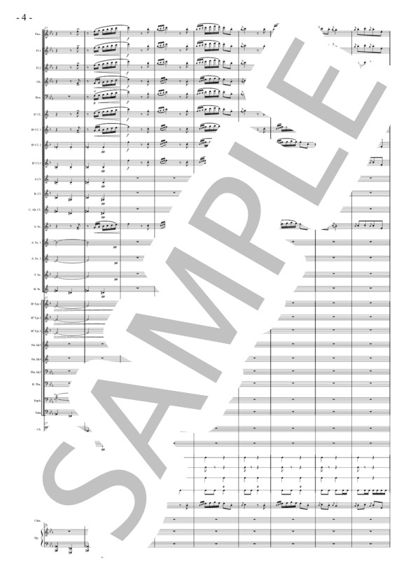 組曲「ハーリ・ヤーノシュ」より 皇帝と延臣たちの入場(Z.コダーイ）（吹奏楽編曲） (ゾルターン・コダーイ) / 吹奏楽パート 中〜上級 - サンプル譜面 4/5