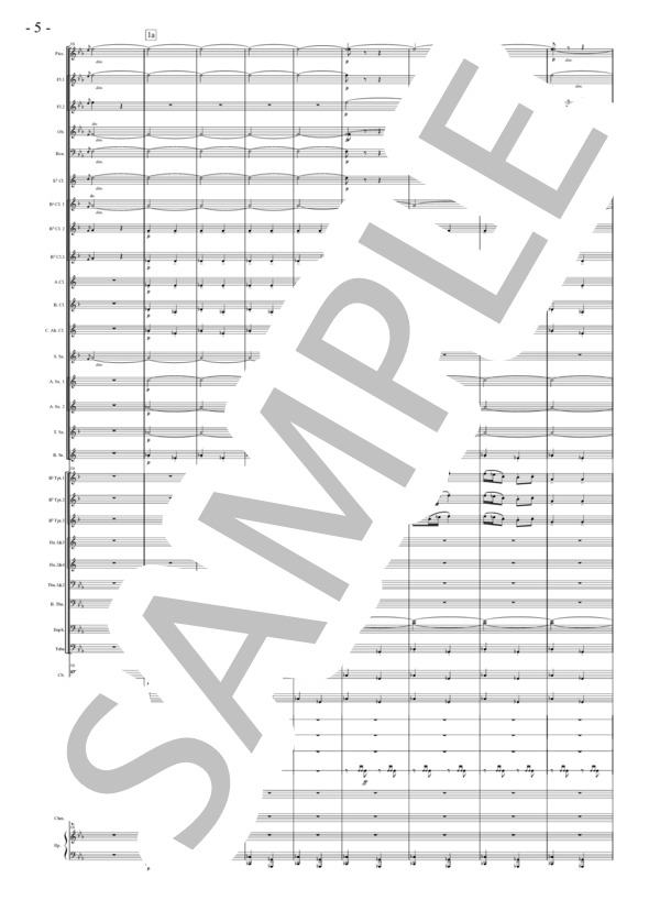 組曲「ハーリ・ヤーノシュ」より 皇帝と延臣たちの入場(Z.コダーイ）（吹奏楽編曲） (ゾルターン・コダーイ) / 吹奏楽パート 中〜上級 - サンプル譜面 5/5