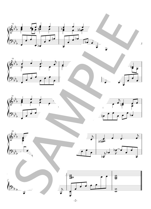 安川徹 : ゆめのかたち第38集 for piano solo. Op.107 (安川 徹) / ピアノソロ 初〜中級 - サンプル譜面 5/5