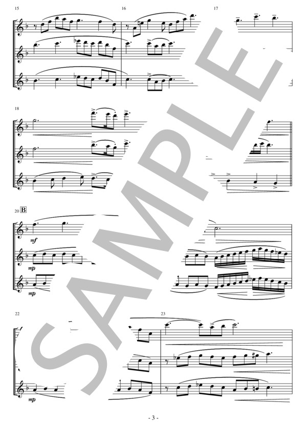 コンパス・オブ・ユア・ハート（フルート3重奏） (MENKEN ALAN IRWIN) / その他 - サンプル譜面 4/5