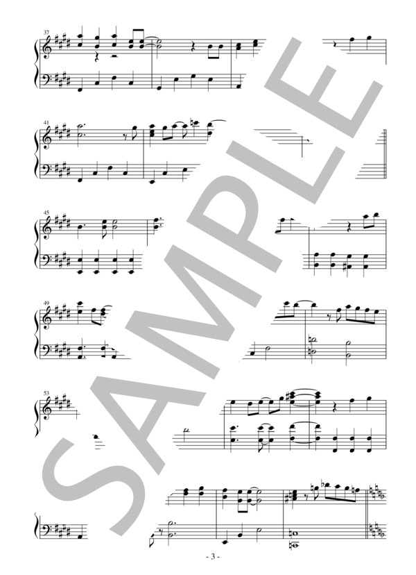 【かんたんピアノ】wicked prince TVアニメ「〈物語〉シリーズアプリゲーム「ぷくぷく」」オープニングテーマ (princess a la mode) / ピアノソロ 初〜中級 - サンプル譜面 3/5