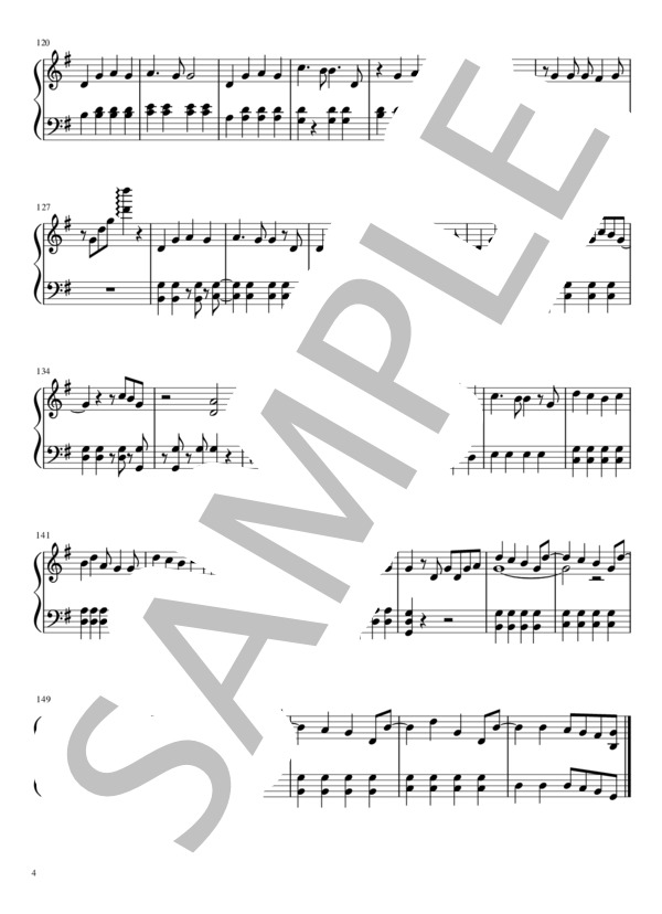「恋は雨上がりのように」OPテーマ曲 ノスタルジックレインフォール 初中級 ピアノソロ譜 (CHiCO with HoneyWorks) / その他 - サンプル譜面 4/4