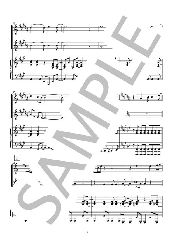 OH HAPPY DAY(トランペットorクラリネット二重奏） (エドウィン・ホーキンス) / 初〜中級 - サンプル譜面 5/5