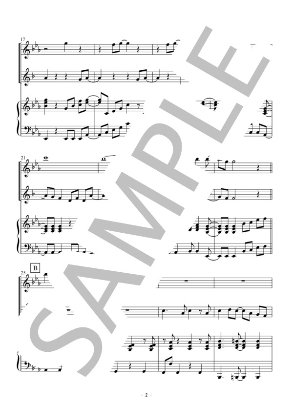 アイデア（フルート・クラリネット二重奏） (星野 源) / 初〜中級 - サンプル譜面 2/5