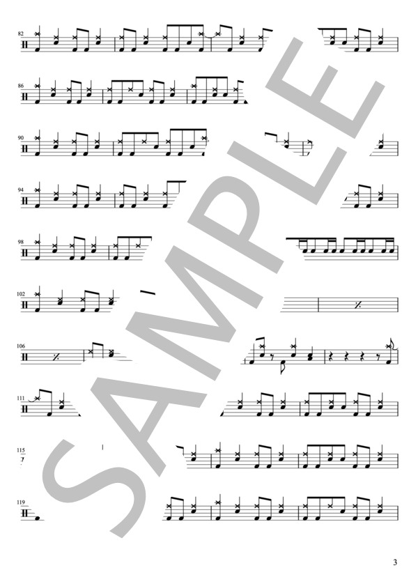 楽譜】LUNA SEA - Storm / RYUICHI SUGIZO INORAN J 真矢 (ドラム