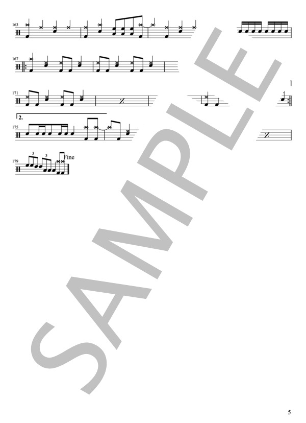 楽譜】LUNA SEA - Storm / RYUICHI SUGIZO INORAN J 真矢 (ドラム