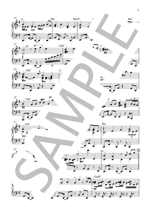 独弦操 A Single String’s Soliloquy (賈 鵬芳) / ピアノソロ その他 - サンプル譜面 2/4
